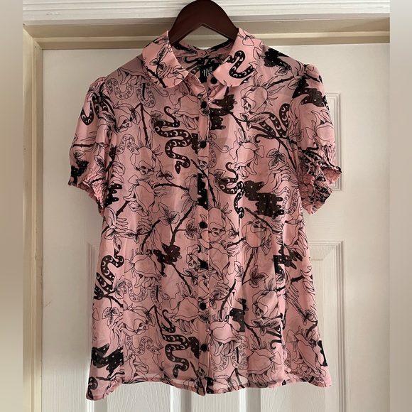 Hell Bunny Fiona Mystic Blouse - Picture 7 of 13